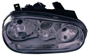 1999 - 2002 Volkswagen Golf Front Headlight Assembly Replacement Housing / Lens / Cover - Left <u><i>Driver</i></u> Side