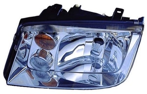2003 - 2005 Volkswagen Jetta Front Headlight Assembly Replacement Housing / Lens / Cover - Left <u><i>Driver</i></u> Side