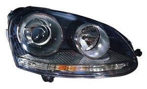 2005 - 2010 Volkswagen GTI Front Headlight Assembly Replacement Housing / Lens / Cover - Right <u><i>Passenger</i></u> Side