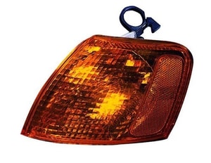 Front Left <u><i>Driver</i></u> Signal Light Assembly for 1998-2001 Volkswagen Passat, GLS, GLS 4 Motion, GLX, GLX 4 Motion, Park/Signal Combo, Early Design, Yellow Lens,  3B0953041A, Replacement