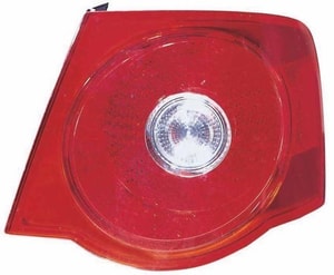 2005 - 2007 Volkswagen Jetta Rear Tail Light Assembly Replacement / Lens / Cover - Right <u><i>Passenger</i></u> Side