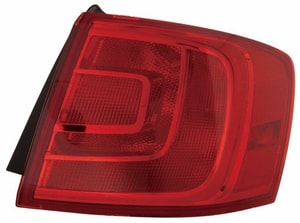 2011 - 2018 Volkswagen Jetta Rear Tail Light Assembly Replacement / Lens / Cover - Right <u><i>Passenger</i></u> Side Outer - (Sedan)