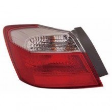2013 - 2015 Honda Accord Rear Tail Light Assembly Replacement / Lens / Cover - Left <u><i>Driver</i></u> Side Outer - (EX + EX-L + Hybrid EX-L + LX + LX-S + Sport)