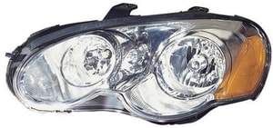 Left <u><i>Driver</i></u> Headlight Assembly for 2003 - 2005 Chrysler Sebring 2 Door Coupe, Front Headlight Assembly Replacement Housing / Lens / Cover,  MN133281, Replacement