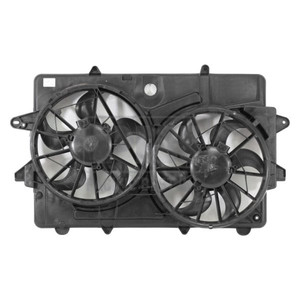 Radiator Cooling Fan Assembly for 2007 - 2008 Ford Escape, 2.3L L4 Engine, Dual Fan Assembly,  5L8Z8C607CB, Replacement