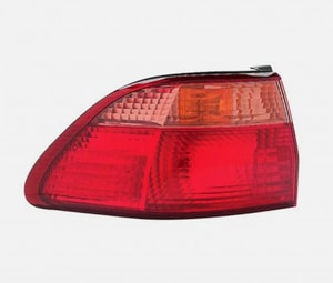 Left Driver Tail Light Assembly for 1998 - 2000 Honda Accord, Rear Tail Light Assembly Replacement / Lens / Cover - Left Driver Side Outer - (4 Door; Sedan),  33551S84A01