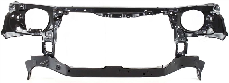 Radiator Support Assembly for Toyota Corolla 1998-2000, Black, Steel, Replacement