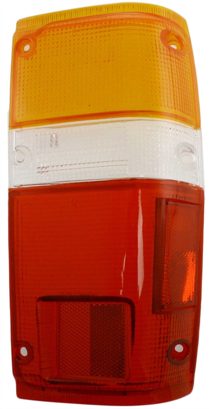 Tail Light Lens for Toyota 4Runner, Right (Passenger) Side, Fits 1984-1989 Models, Replacement