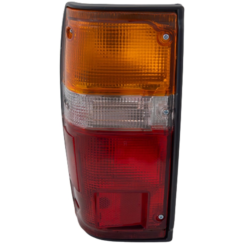 Tail Light Assembly for Toyota 4Runner 1984-1989, Left (Driver) Side, with Black Trim, Replacement
