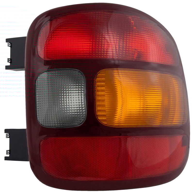 Tail Light for GMC SIERRA P/U 1999-2005 Right (Passenger), Lens and Housing, Stepside, Replacement
