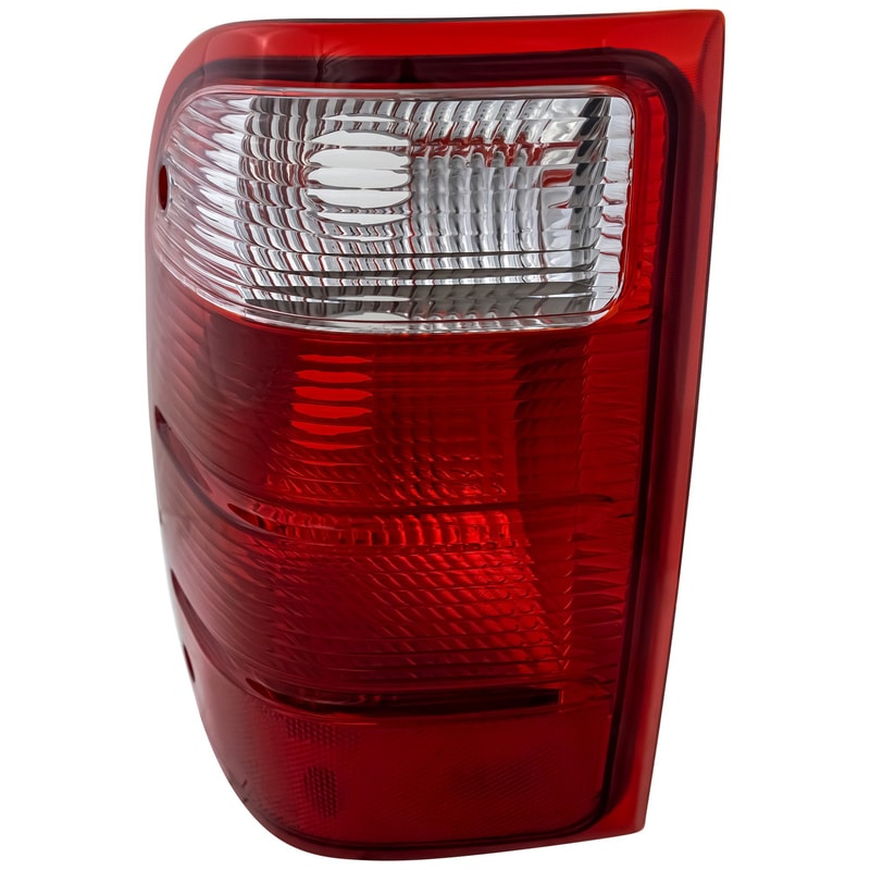 Tail Light for Ford Ranger 2001-2005, Left (Driver) Side, Lens and Housing, Suitable for All Cab Types, Excludes STX Model, Replacement