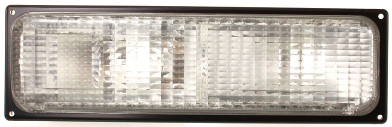 Signal Light for Chevrolet C/K Full Size 1988-1989, Left (Driver) Side, Lens and Housing, Dual Sealed Beam Headlights, Replacement