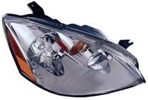 Right (Passenger) Headlight Assembly for 2002 - 2004 Nissan Altima, Includes Parking/Signal Lights and High-Intensity Discharge, Composite,  260103Z725, Replacement