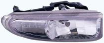 Fog Light Assembly for 2000 - 2001 Dodge Neon, Right (Passenger), without Bulb Shield,  5288514AC, Replacement