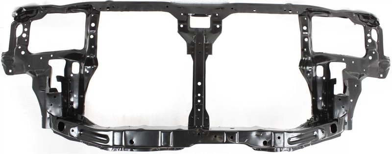 Radiator Support Assembly for Honda Civic 1999-2000, Black Steel, Replacement