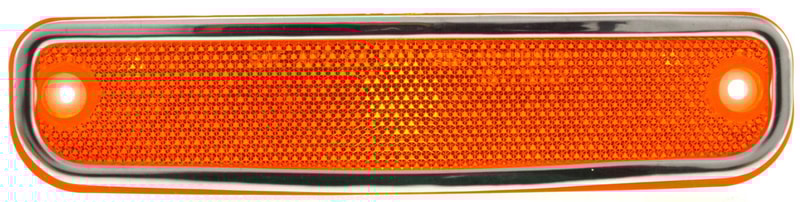 Front Side Marker Light for Chevrolet C/K Series Pickup 1973-1980, Right (Passenger)=Left (Driver), Without Chrome Trim, Replacement