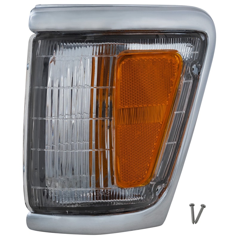 1992 - 1995 Toyota Pickup Parking Light Assembly Replacement / Lens Cover - Left (Driver) Side - (4WD)