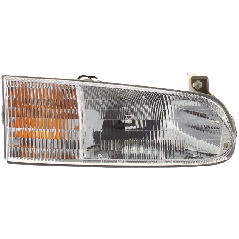 Headlight Assembly for Ford Windstar 1995-1997, Right (Passenger) Side, Halogen, Replacement