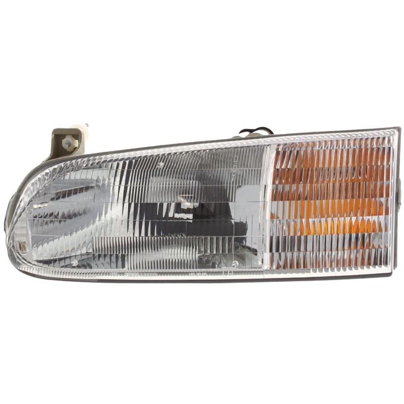 Headlight Assembly for Ford Windstar 1995-1997, Left (Driver Side), Halogen, Replacement