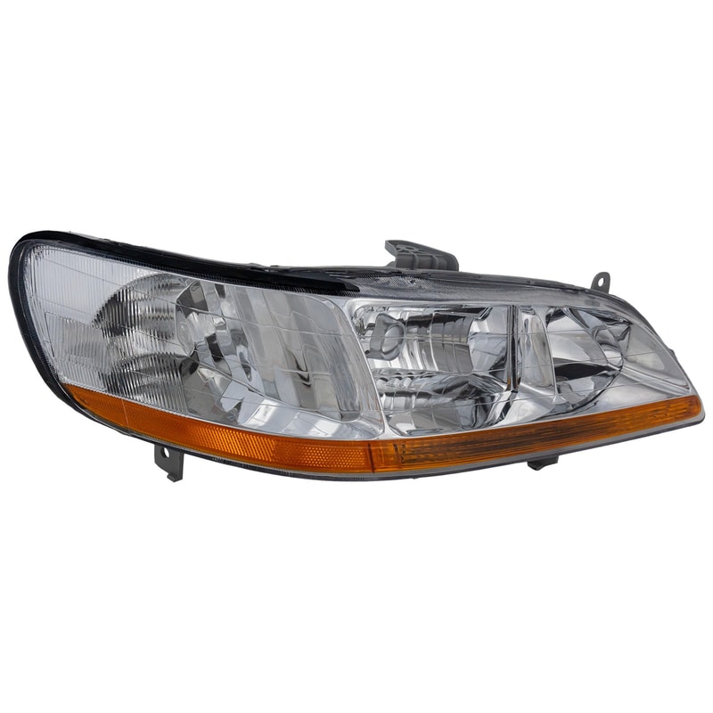 Headlight for Honda Accord 1998-2000 Right (Passenger) Side, Includes Lens and Housing, Fits Coupe/Sedan, Replacement