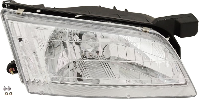 Headlight Assembly for Nissan Altima 1998-1999, Right (Passenger), Halogen, Replacement