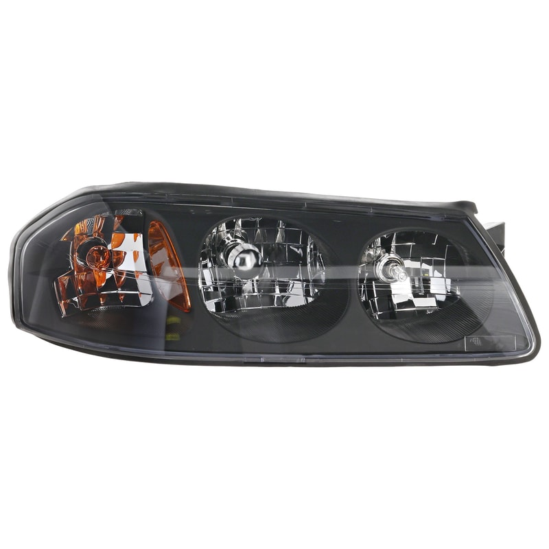 Headlight Assembly for Chevrolet Impala 2000-2004, Right (Passenger), Composite, Halogen, Until 2-05-04, Replacement
