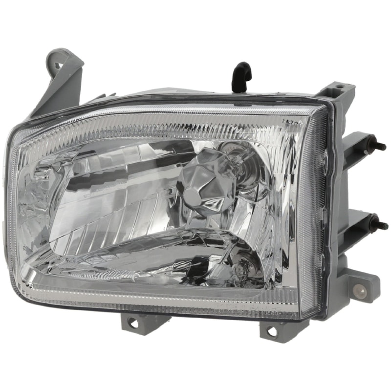 Headlight Assembly for Nissan Pathfinder 1999-2004, Left (Driver), Halogen, From 12-1998, Replacement
