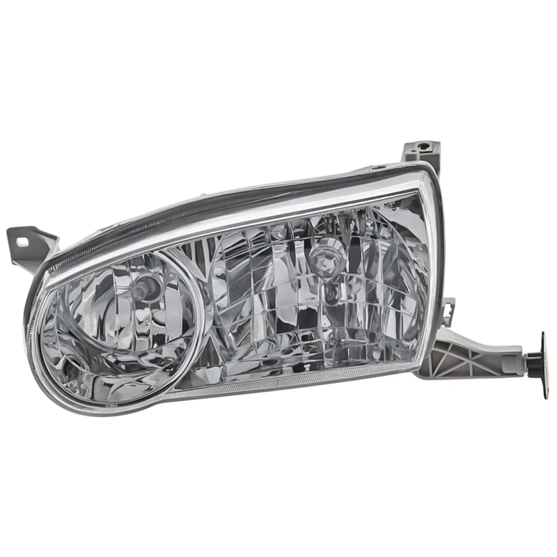 Headlight Assembly for Toyota Corolla 2001-2002, Left (Driver), Halogen, Replacement