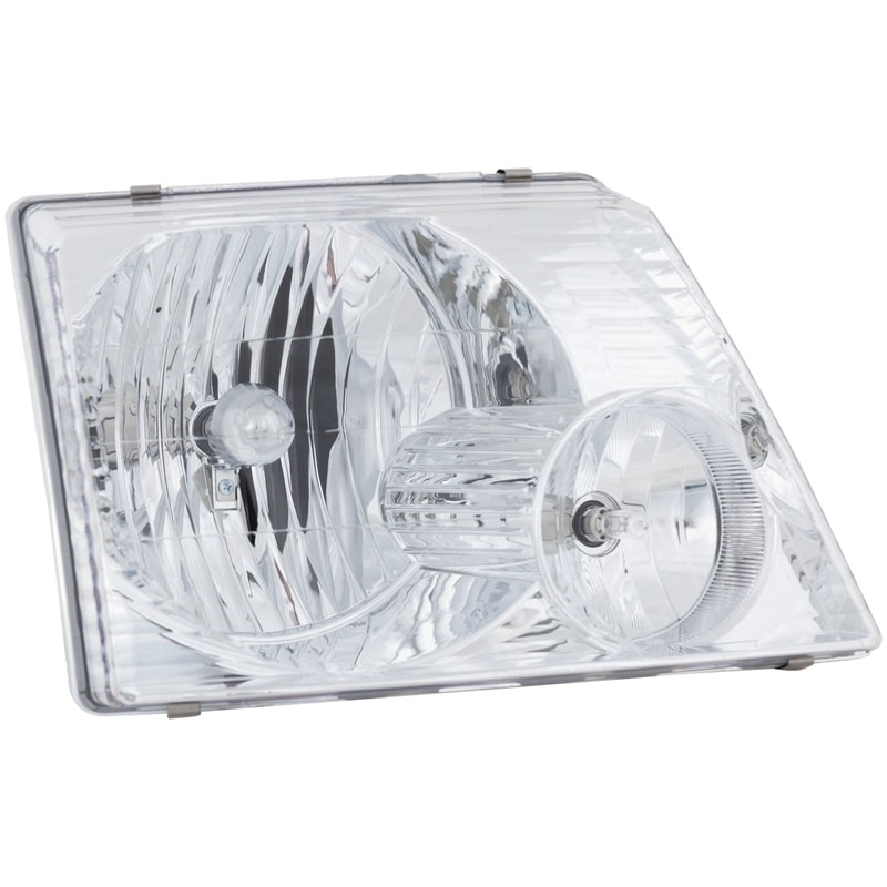 Headlight Assembly for Ford Explorer 2002-2005, Right (Passenger), Halogen Light, Excludes 2002-2003 Sport Model, Replacement