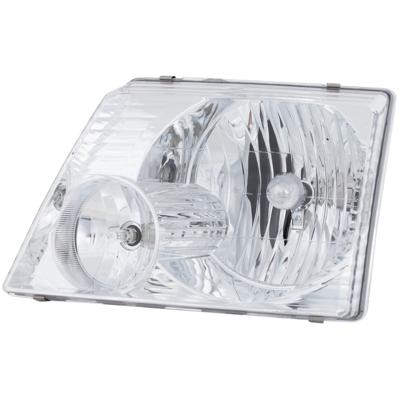 Headlight Assembly for Ford Explorer 2002-2005, Left (Driver), Halogen, Excludes 2002-2003 Sport Model, Replacement