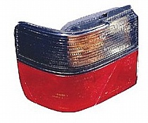 Left (Driver) Tail Light Assembly for 1993 - 1999 Volkswagen Jetta GLX, Includes Lens/Housing Assembly and Outer Light, OEM Replacement: 1HM945111B