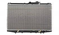Radiator Assembly for 1998 - 2002 Honda Accord, 2.3L L4 Engine, Denso Design,  19010PAAA53, Replacement