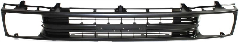 Grille for 1989-1991 TOYOTA PICKUP, Painted Black Shell and Insert, 1-Piece Type, 2WD (Two-Wheel Drive), Replacement