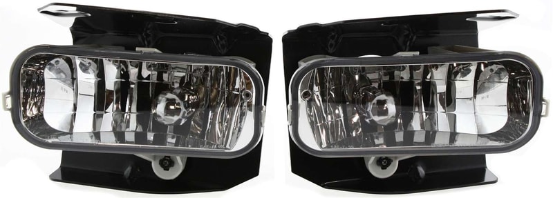 Fog Light Replacement Set for 1999 - 2004 Ford F-150 (Pair, Driver & Passenger), Performance Styled for XL/XLT/Lariat, without STX,  FO2591105 Replacement