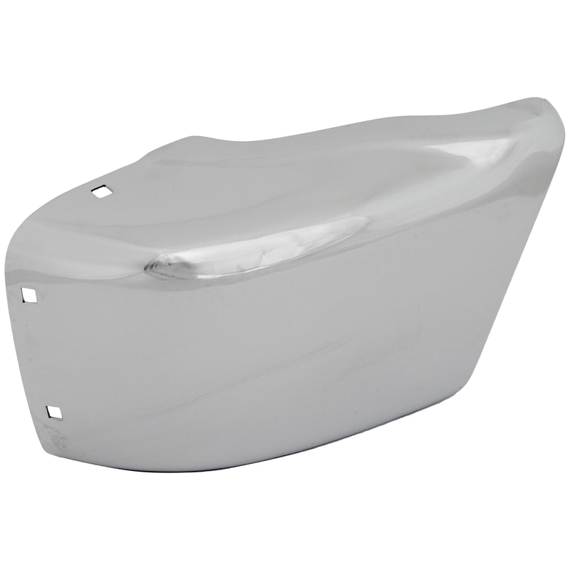 Front Bumper End for Toyota Pickup 1989-1991, Left (Driver), 4WD (Four-Wheel Drive), Chrome, Replacement