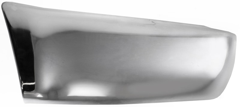 Chrome Steel Rear Bumper End for Toyota 4Runner (1990-1995), Left (Driver) Side, Replacement