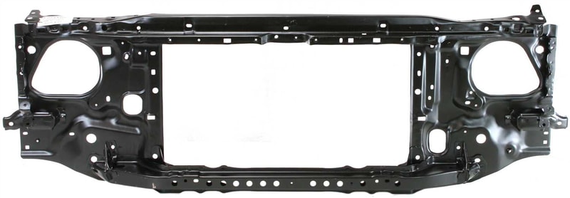 Radiator Support Assembly for Toyota Tacoma 1997-2000, Black Steel, Replacement
