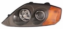 2003 - 2005 Hyundai Tiburon Front Headlight Assembly Replacement Housing / Lens / Cover - Left (Driver)