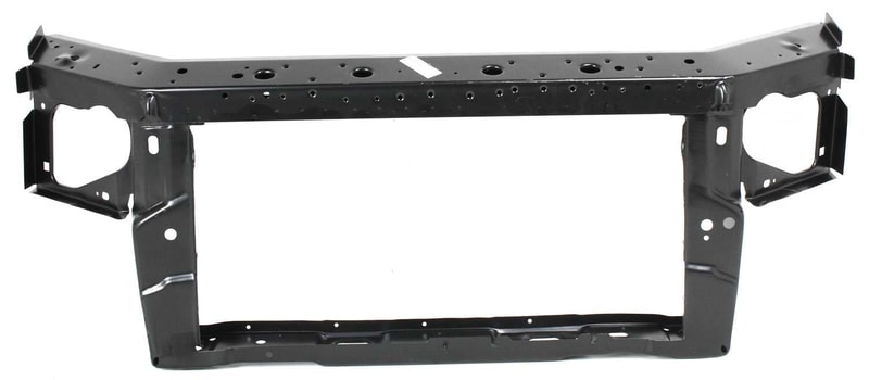Radiator Support Assembly for Pontiac Grand Prix (1997-2008) and Buick Lacrosse (2005-2009), Black Steel, Replacement