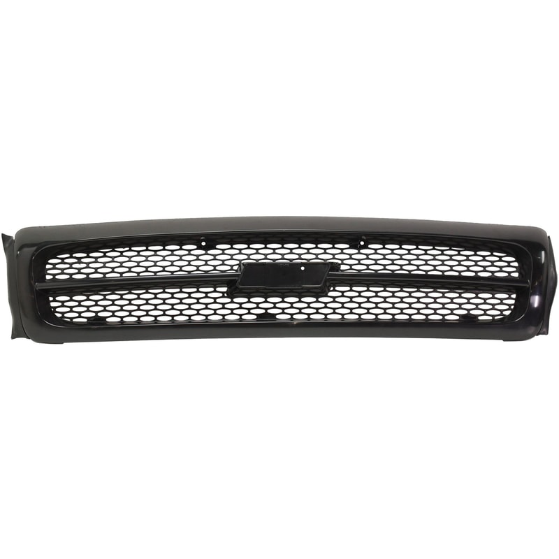 Grille for Chevrolet Impala SS Model 1994-1996, Painted Black Shell and Insert, Replacement