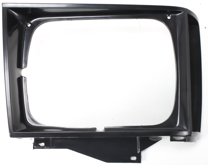 Headlight Door for Chevrolet S10 Pickup 1982-1990, Right (Passenger) Side, Black, Replacement