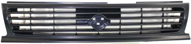 Grille for Nissan Sentra 1993-1994, Textured Black Shell and Insert, Replacement