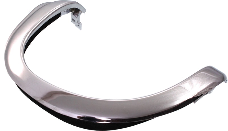 Grille Extension Right (Passenger) for Ford Explorer 1995-1997 with Park Light Trim, Chrome, Replacement
