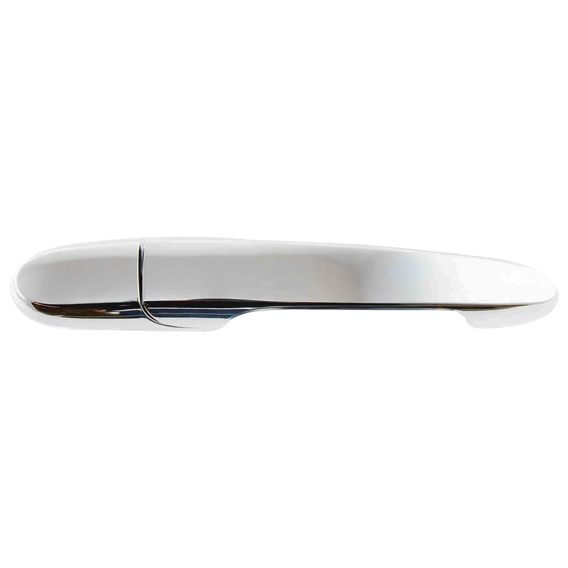 Front Exterior Door Handle for Chevrolet Impala 2006-2022, Buick LaCrosse 2005-2022, Right (Passenger) Side, Chrome, without Keyhole, Plastic Material, Replacement