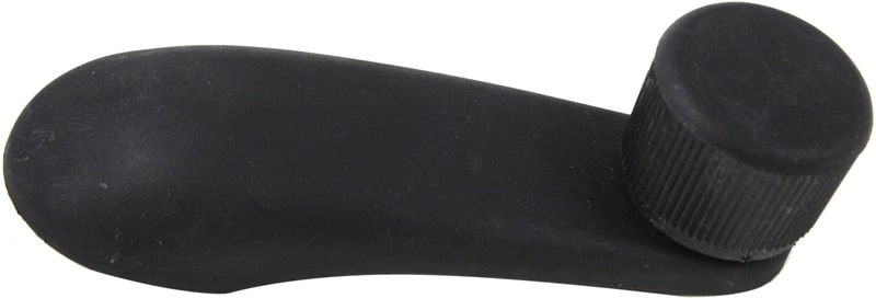 Textured Black Plastic Window Crank for Chevrolet Silverado/GMC Sierra 1999-2023, Front/Rear, Right (Passenger) = Right (Passenger), Replacement