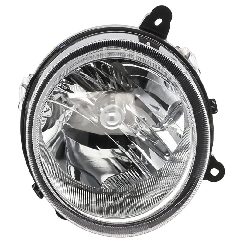 Headlight Assembly for Jeep Compass 2007-2010, Patriot 2007-2017, Left (Driver), Halogen, without Leveling System, Replacement