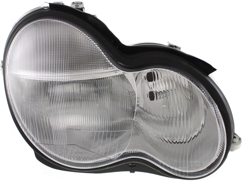 Headlight for Mercedes-Benz C-Class Sedan (2001-2007), Right (Passenger) Side, Lens and Housing w/o Bulb and Ballast, Xenon, (203) Chassis, Replacement