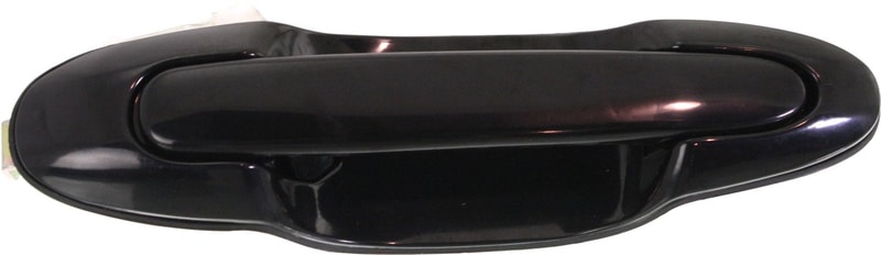 Rear Exterior Door Handle for Mazda MPV 2000-2006, Left (Driver), Smooth Black, Plastic, Replacement