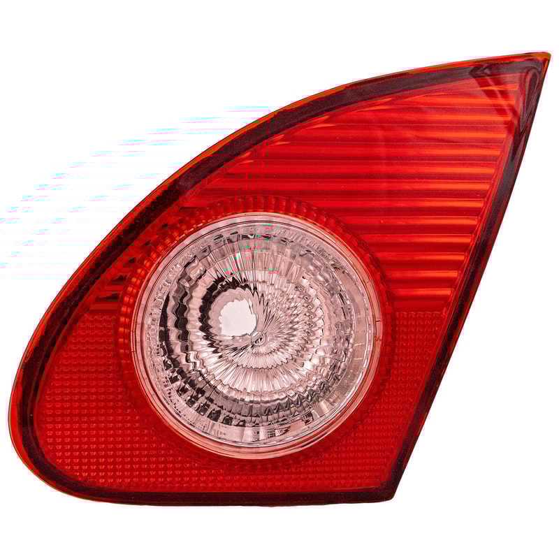 Tail Light for Toyota Corolla 2003-2008, Right (Passenger) Side, Inner Position, Includes Lens and Housing, Replacement