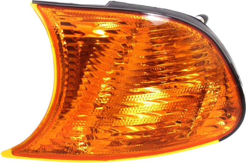 Corner Light Assembly for BMW 3-Series 2002-2003, Left (Driver), Amber, Coupe/Convertible, Up To March 2003, Replacement